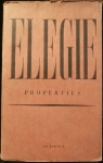 PROPERTIUS - ELEGIE