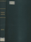 HUDEBNÍ ROZHLEDY 1953, ROČ. VI., Č. 1-20