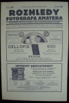 ROZHLEDY FOTOGRAFA AMATÉRA 1924/11