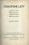TĚSNOPISNÉ LISTY, ROČ. 66-67, 1940-41