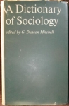A DICTIONARY OF SOCIOLOGY