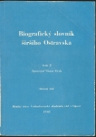 BIOGRAFICKÝ SLOVNÍK ŠIRŠÍHO OSTRAVSKA