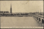 BORDEAUX – LE PONT DE PIERRE ET L`EGLISE ST-MICHEL