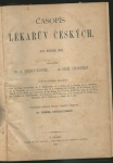 ČASOPIS LÉKAŘŮV ČESKÝCH - XI. ROČNÍK 1882