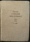 ČESKÁ LITERÁRNÍ BIBLIOGRAFIE 1945-1963