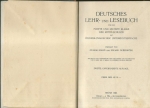 DEUTSCHES LEHR- UND LESEBUCH FÜR DIE FÜNFTE UND SECHSTE KLASSE DER MITTELSCHULEN MIT ČECHOSLOVAKISCHER UNTERRICHTSSPRACHE