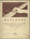 DUVERNOY Op. 176 – ZÁKLADNÍ STUDIE