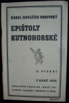 EPIŠTOLY KUTNOHORSKÉ