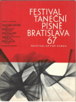 FESTIVAL TANEČNÍ PÍSNĚ BRATISLAVA 1967