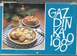 NÁSTENNÝ KALENDÁR GAZDINKA 1989