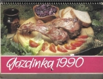 NÁSTENNÝ KALENDÁR GAZDINKA 1990