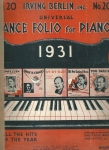 UNIVERSAL DANCE FOLIO FOR PIANO, NO. 20