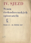 IV. SJEZD SVAZU ČESKOSLOVENSKÝCH SPISOVATELŮ