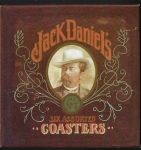 JACK DANIELS - SIX ASSORTED COASTERS