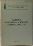 KATALOG VZNĚTLIVÝCH VLASTNOSTÍ UHELNÉHO PRACHU