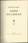 KNIHA BALLADICKÁ