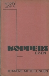 KOPPERS MITTEILUNGEN - 1/1926