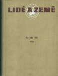 LIDÉ A ZEMĚ, ROČ. VIII, Č. 1-10, 1959