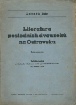 LITERATURA JEDNOHO ROKU NA OSTRAVSKU VI. ROČNÍK