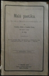 MALÁ POETIKA