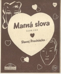 MARNÁ SLOVA