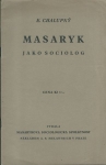 MASARYK JAKO SOCIOLOG