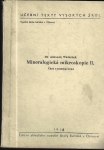 MINERALOGICKÁ MIKROSKOPIE II.