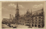 MÜNCHEN: RATHAUS MIT FRAUENKIRCHE