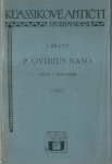 P. OVIDIUS NASO - VÝBOR Z JEHO BÁSNÍ