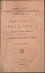 FLAVII IOSEFI OPERA OMNIA VI.