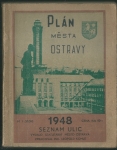 PLÁN MĚSTA OSTRAVY 1948