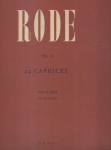 PIERRE RODE – OP. 22: 24 CAPRICES