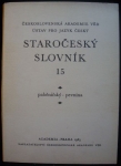 STAROČESKÝ SLOVNÍK 15