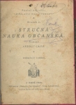 STRUČNÁ NAUKA OBČANSKÁ