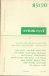 SVĚDECTVÍ 89/90