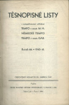 TĚSNOPISNÉ LISTY, ROČ. 66-67, 1940-41