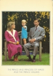 THE PRINCE AND PRINCESS OF WALES AND THE PRINCE WILLIAM