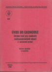 ÚVOD DO EKONOMIE 