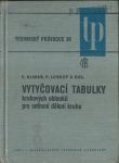 VYTYČOVACÍ TABULKY KRUHOVÝCH OBLOUKŮ PRO SETINNÉ DĚLENÍ KRUHU