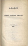 ZEITSCHRIFT DER DEUTSCHEN GEOLOGISCHEN GESELLSCHAFT