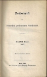 ZEITSCHRIFT DER DEUTSCHEN GEOLOGISCHEN GESELLSCHAFT